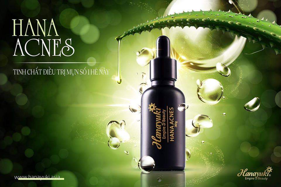 [CHÍNH HÃNG-Date 2026] Serum Mụn Hanayuki Hana Acnes
