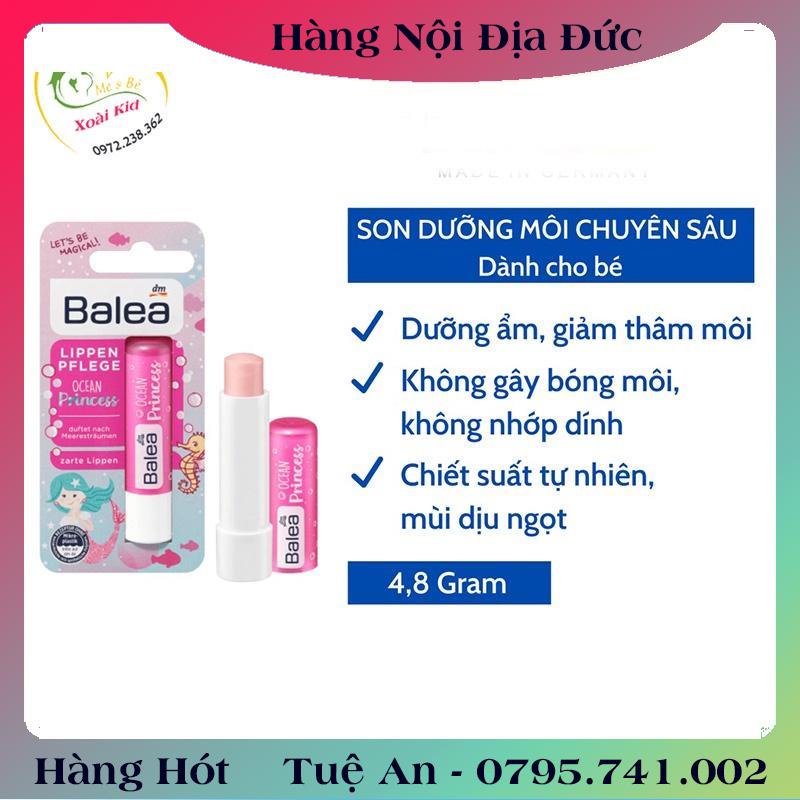 Son dưỡng môi giúp môi căng bóng, mềm mịn Balea nội địa Đức,Đủ Bill .