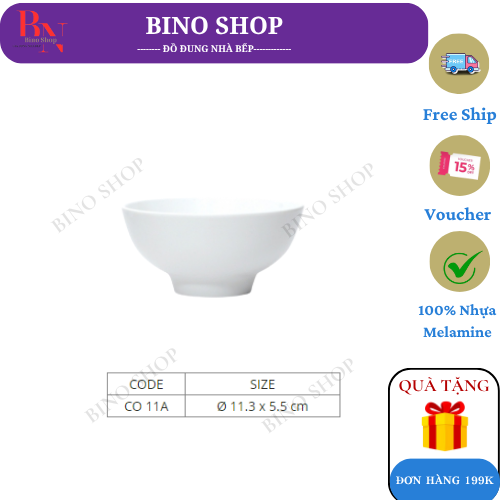 Chén cơm cao cấp horeca melamine- co11a