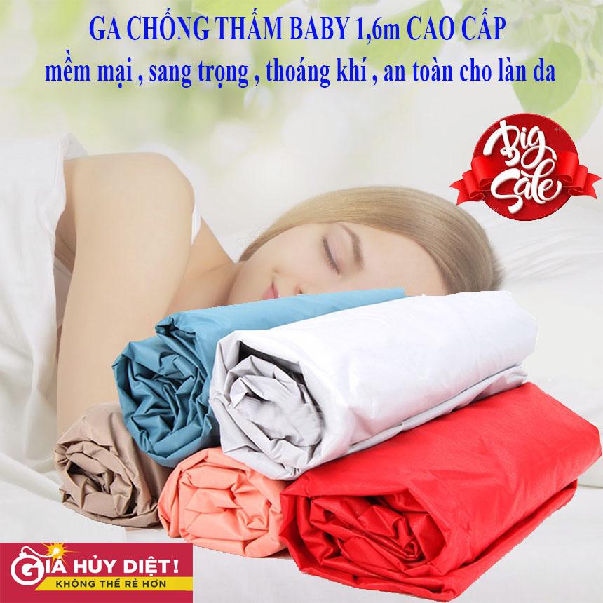 Ao Nem Chong Tham , Ga Chống Thấm Baby 1,6M Cao Cấp G7 , Mềm Mại , An Toàn Cho Làn Da , Bảo Hành Uy Tín Chất Lượng
