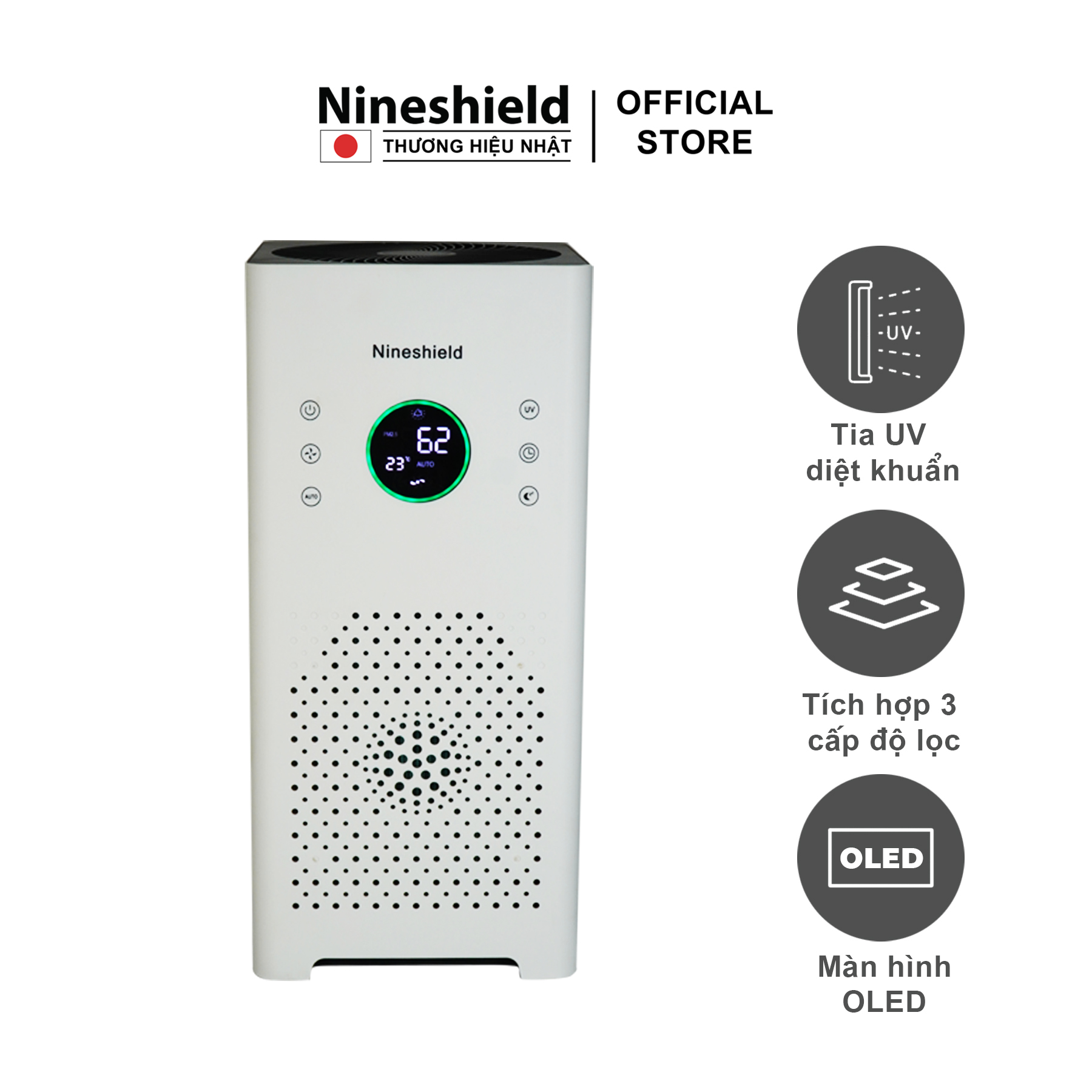 Máy lọc không khí Nineshield KB 06M