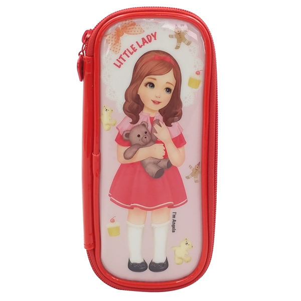 Bóp viết teen 542-2 - mẫu 1 - màu đỏ