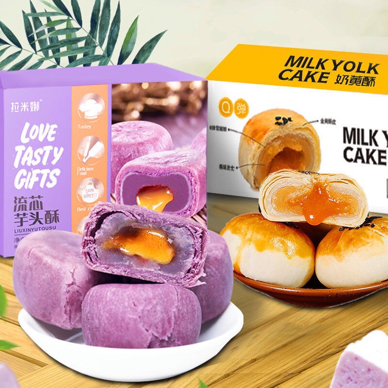 Bánh khoai môn & kem cheese trứng chảy