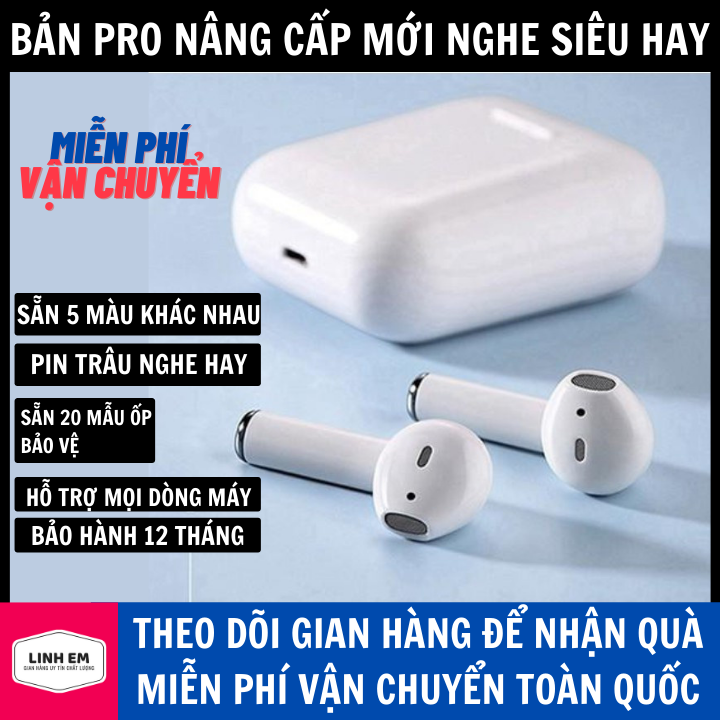Tai Nghe Bluetooth BL Thế Hệ Mới Phiên Bản Pro Nâng Cấp Nghe Hay, Pin Trâu, Micro 2 Bên, Hỗ Trợ Mọi Dòng Điện Thoại, Tai nghe bluetooth không dây, Tai nghe gaming, Tai nghe không dây