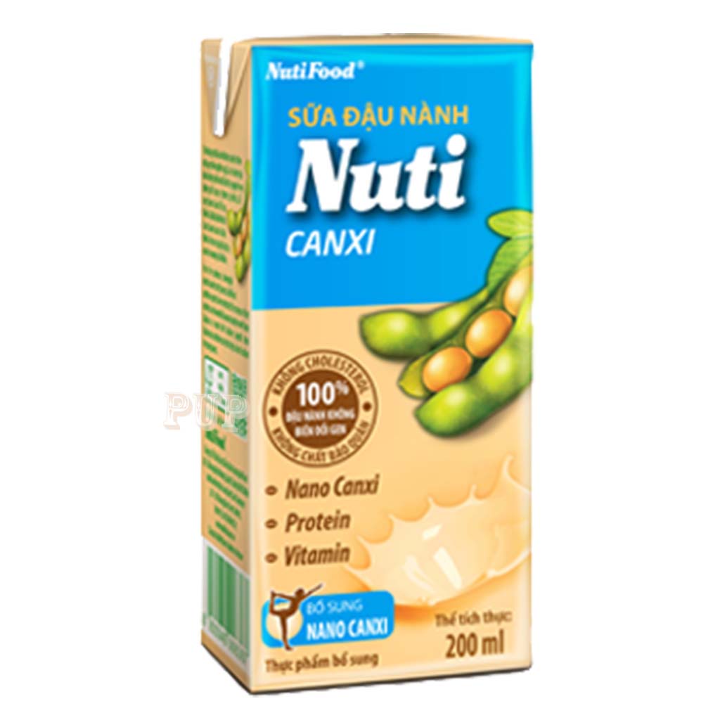 Sữa đậu nành nuti canxi hộp 200-pup store