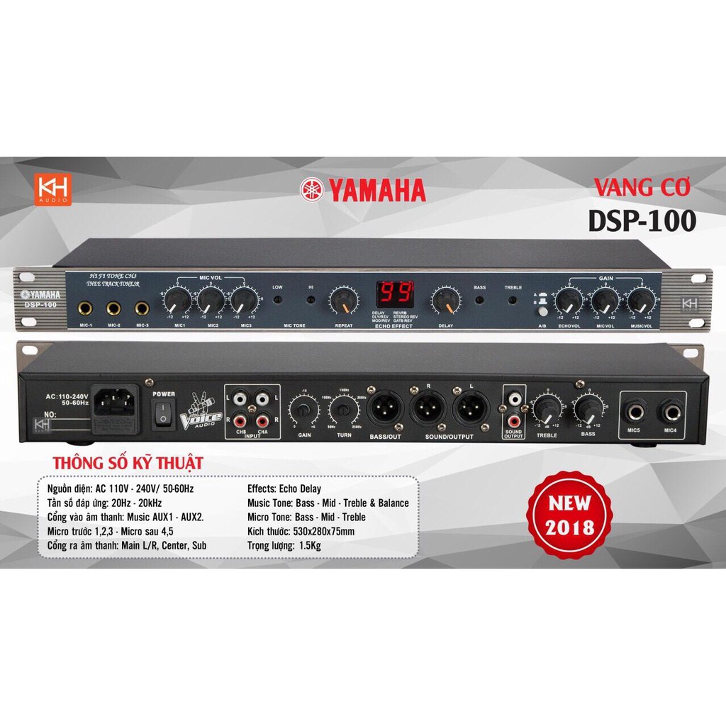 VANG CƠ YAMAHA DSP-100 (MẪU 2019)