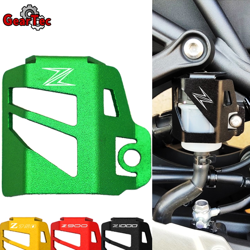 For Kawasaki Z400 Z750 Z800 Z900 Z 900 Z1000 2022 2023 Motorcycle Accessories Aluminum Rear Brake Fluid Reservoir Guard Cover