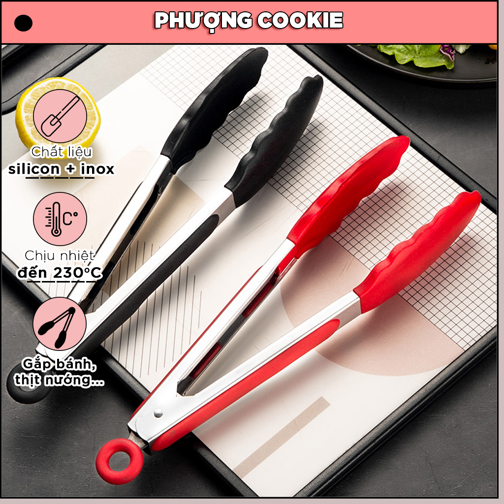 Kẹp gắp silicon 28cm