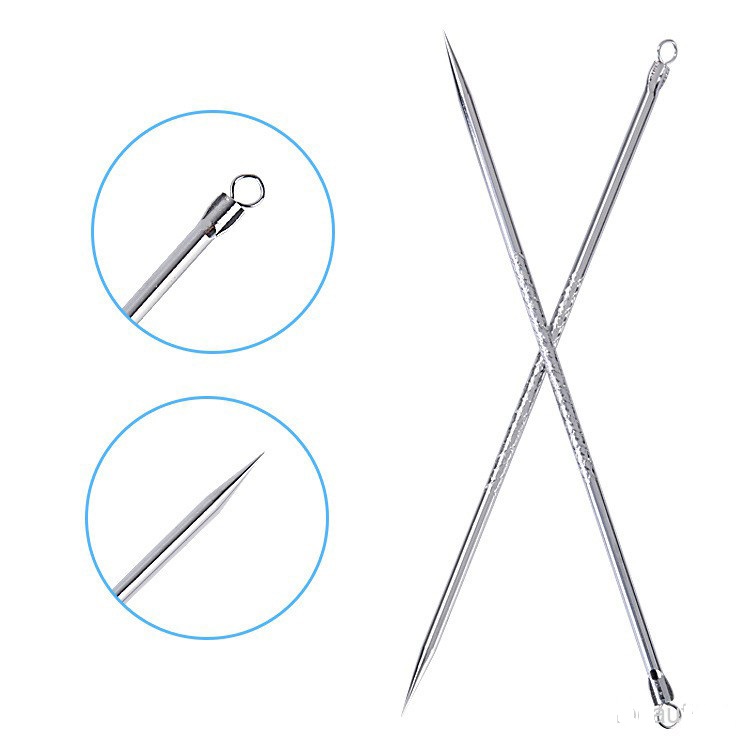 Bộ 4 cây nặn mụn inox cao cấp 2 đầu