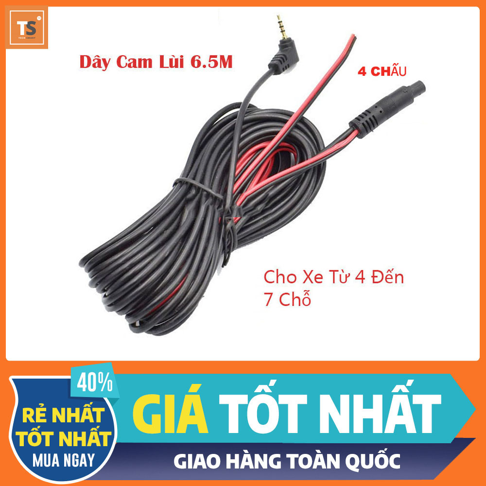 Dây camera lùi 6.5 mét cho camera hành trình - loại 4 chân