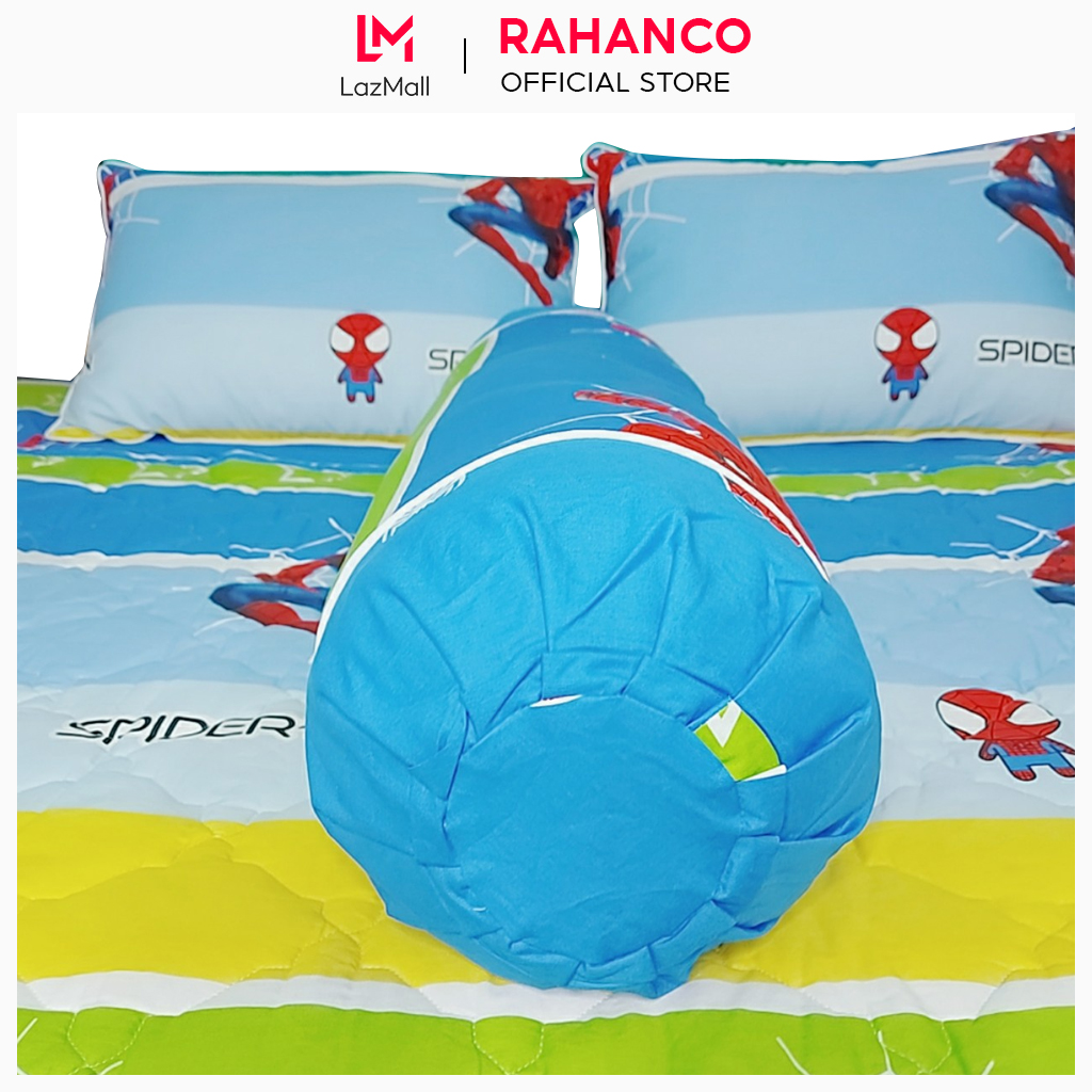Bộ chăn ga gối -5 món 100% cotton rahanco mềm mịn thoáng mát sang trọng