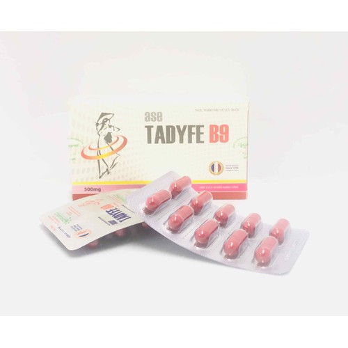 DYFE B9 - Bổ sung sắt  - hộp 30 viên nang cứng