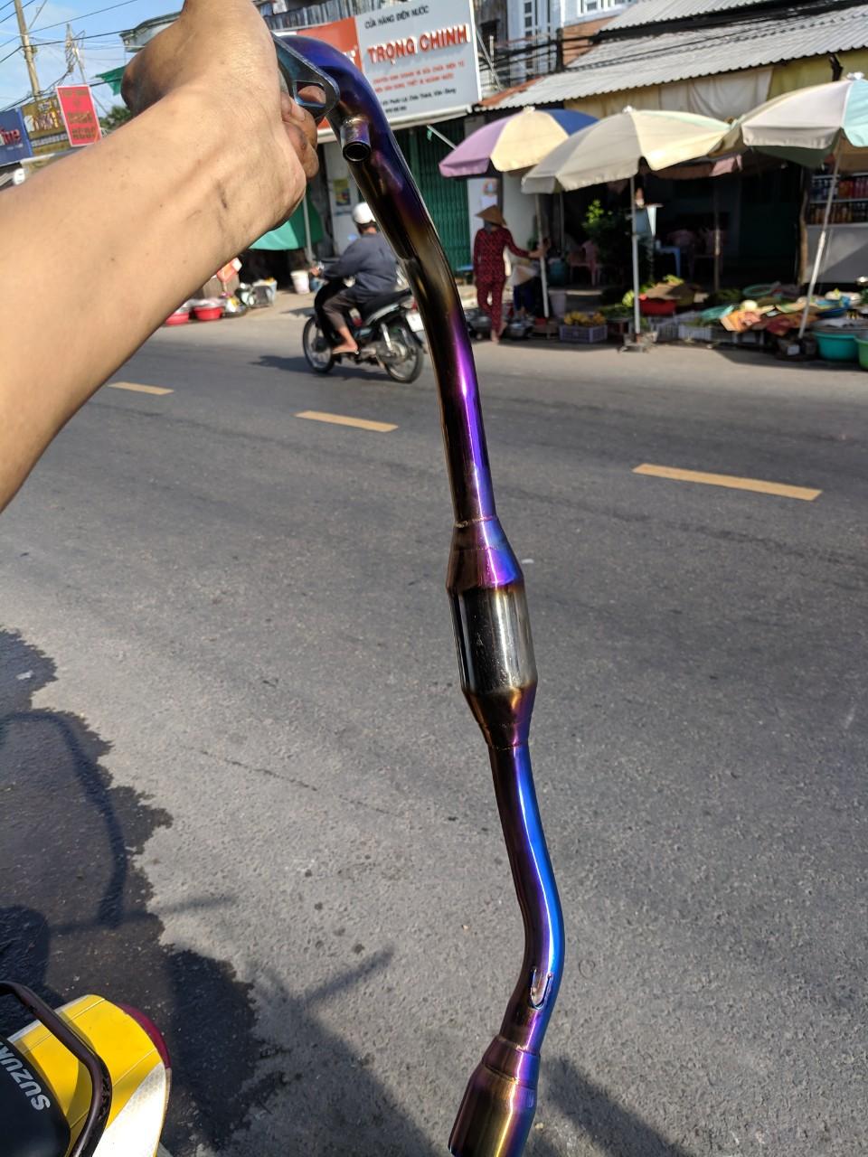 Cổ pô bầu hơi winner, sonic 150