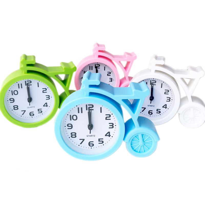 Đồng hồ để bàn hình xe đạp [ đồng hồ để bàn cute - đồng hồ báo thức - đồng hồ học sinh dễ thương ]