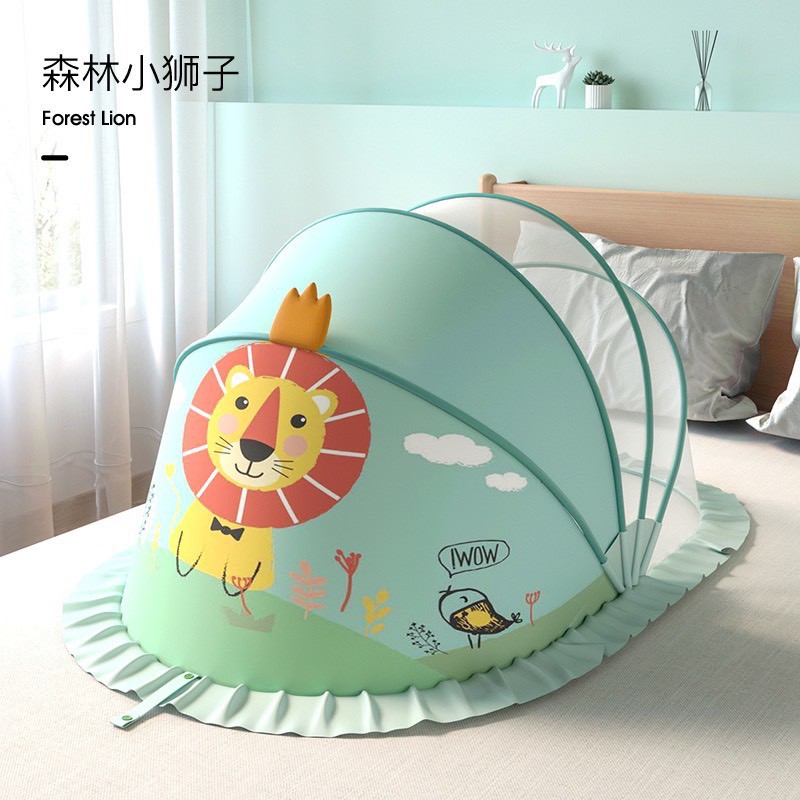 Màn, mùng, chụp KILUTA cho em bé- Màn Chống Muỗi cho bé, Màn Gấp Gọn, Chất Liệu Mịn Màng ,Thoáng Mát Cho Bé