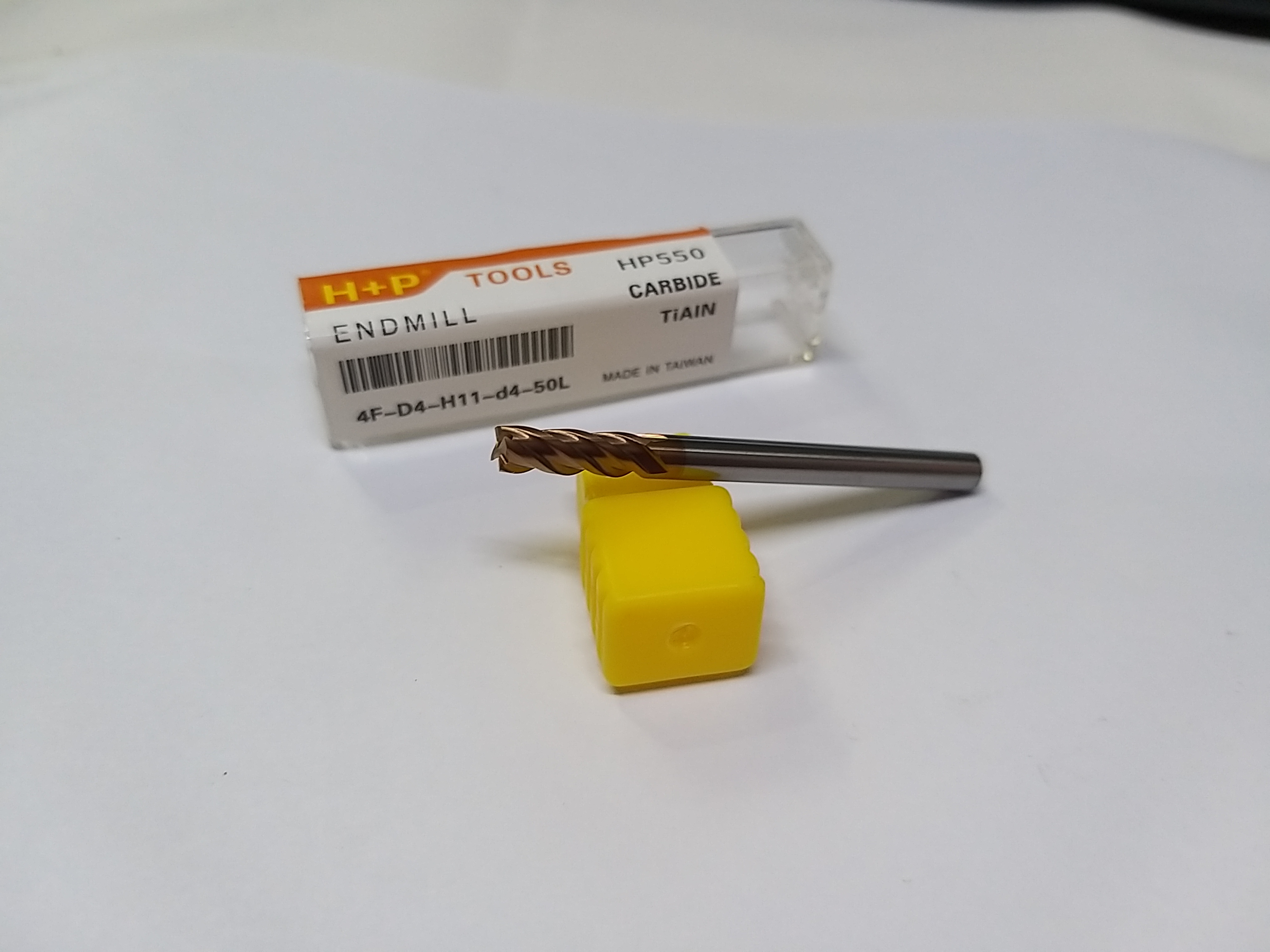 [HCM]Mũi Phay Hợp Kim CNC Vàng Trụ 4Me (4ly) Cao Cấp H+P