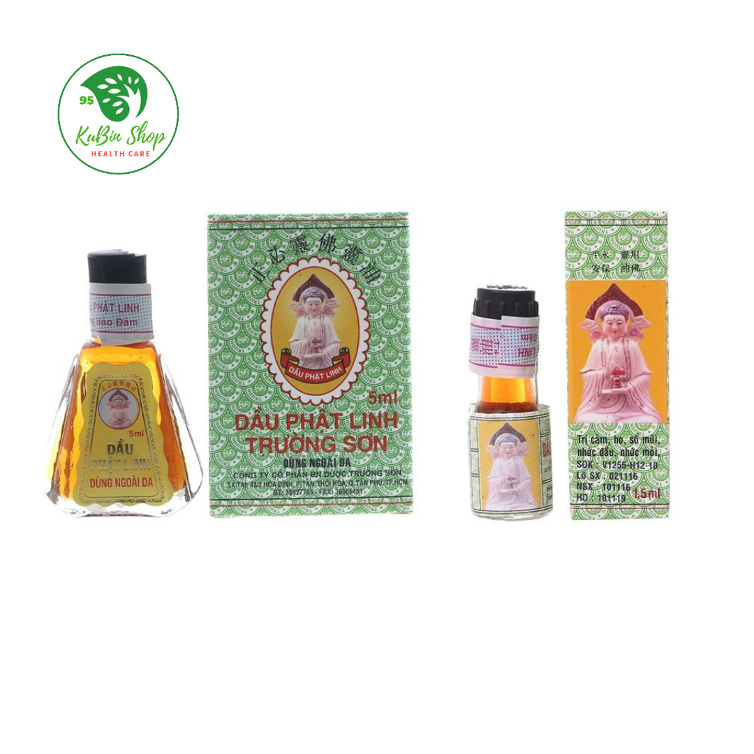 Dầu gió phật linh trường sơn chai 1,5ml/5ml