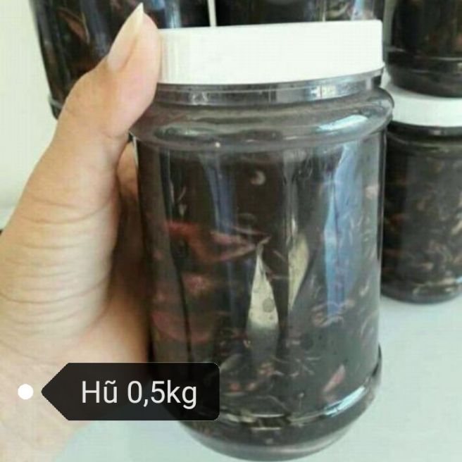 Mắm mực tươi sạch nhà làm bao ngon 0,5kg