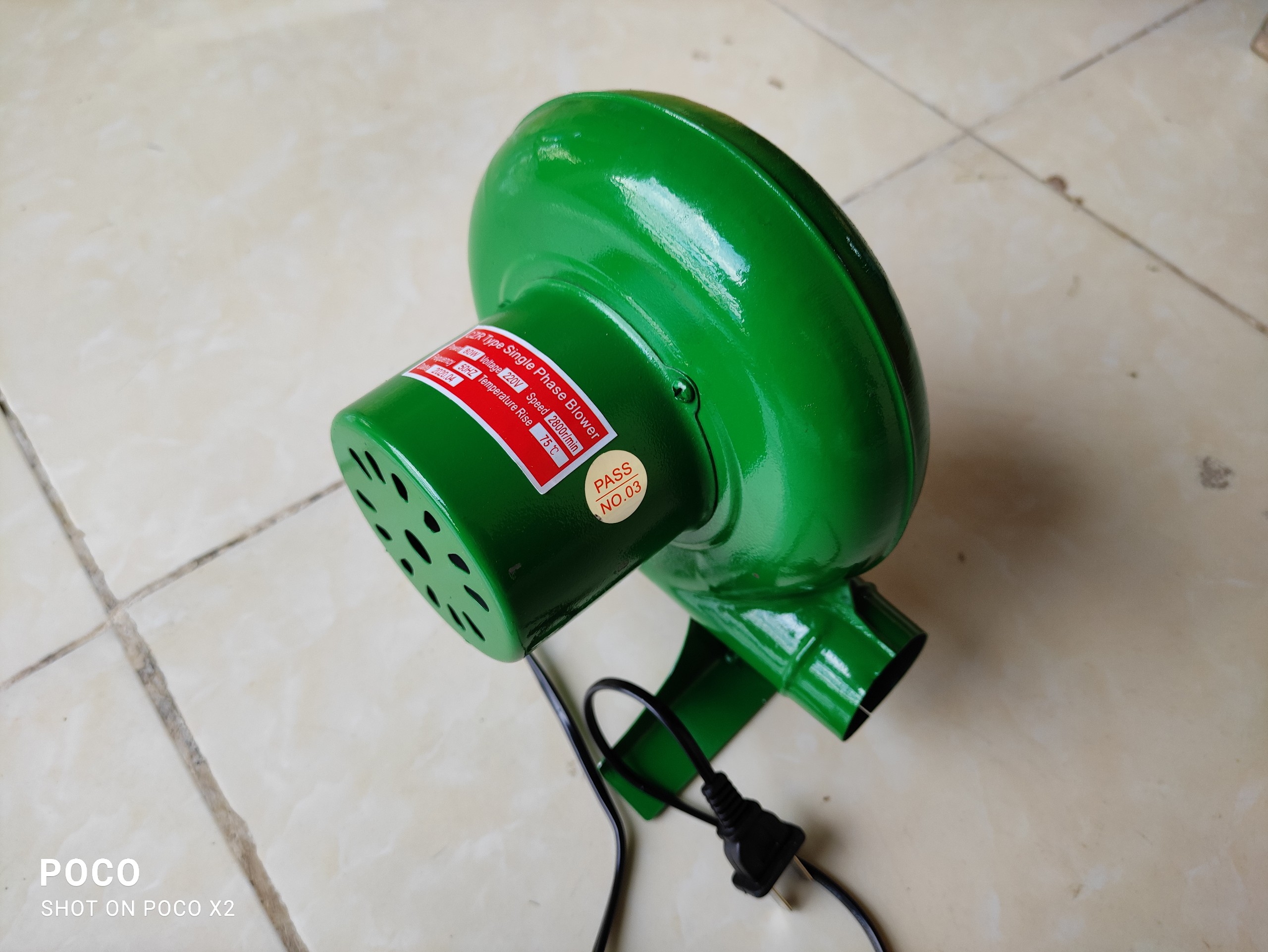 Quạt thổi bếp công suất 80W, quạt thổi than, quạt nhóm lò, quạt nướng chả, quạt thổi lò