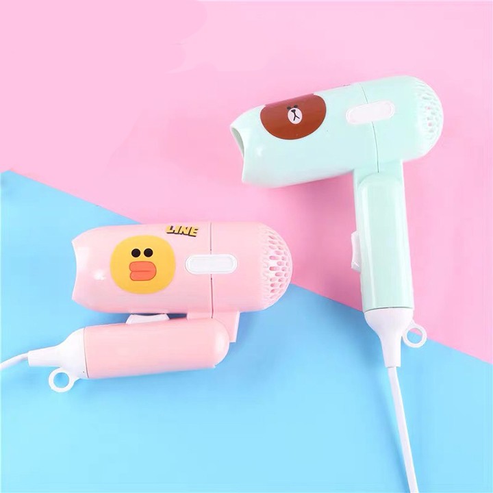 Máy Sấy Tóc Mini -Máy sấy tóc Mini Line Friend siêu dễ thương- Máy sấy tóc