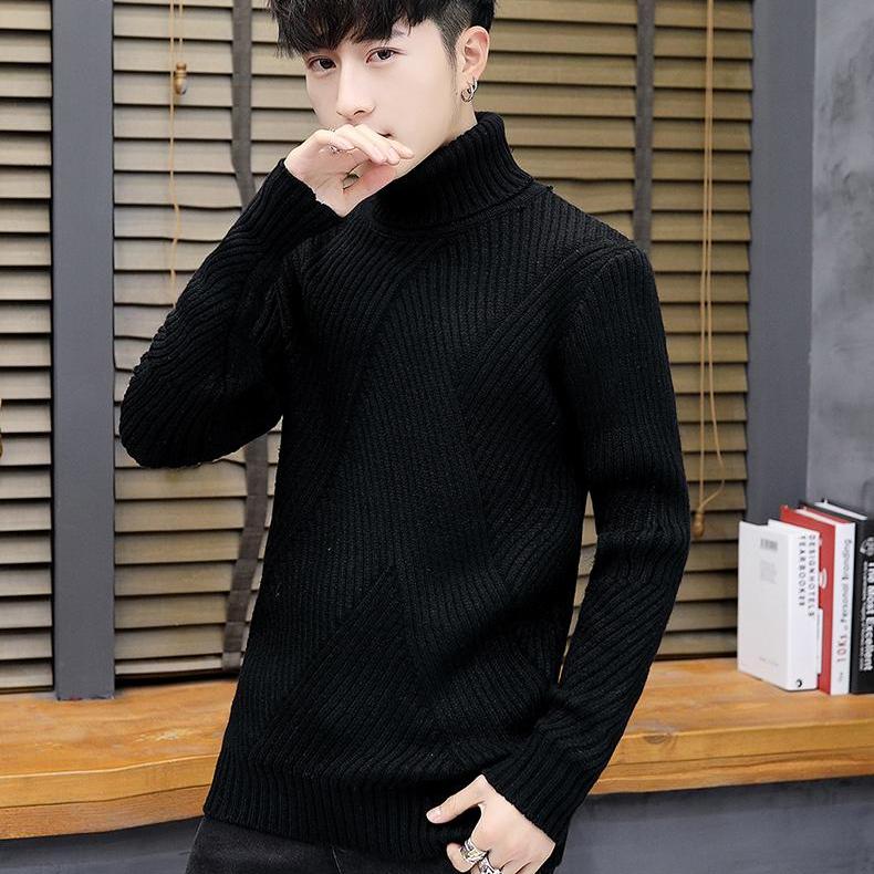 Áo len cổ lọ nam đẹp, phong cách Hàn Quốc- Thời trang trẻ trung siêu ấm - AL03
