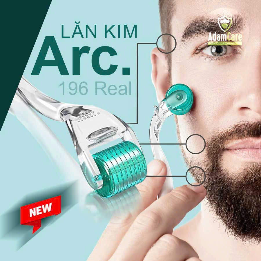 Lăn kim hỗ trợ mọc râu tóc Arc đầu 192 -196 chuẩn Real