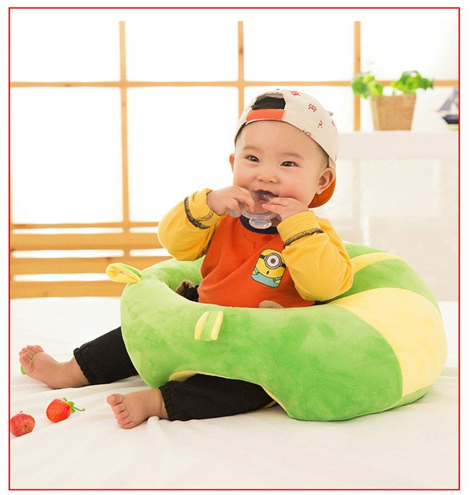 Ghế sofa vải nhồi bông cho bé tập ngồi, ghế lười cho bé, gối bông giúp bé tập ngồi an toàn hiệu quả