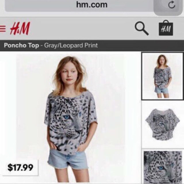 Áo hiệu chính hãng h&m hàng nhập