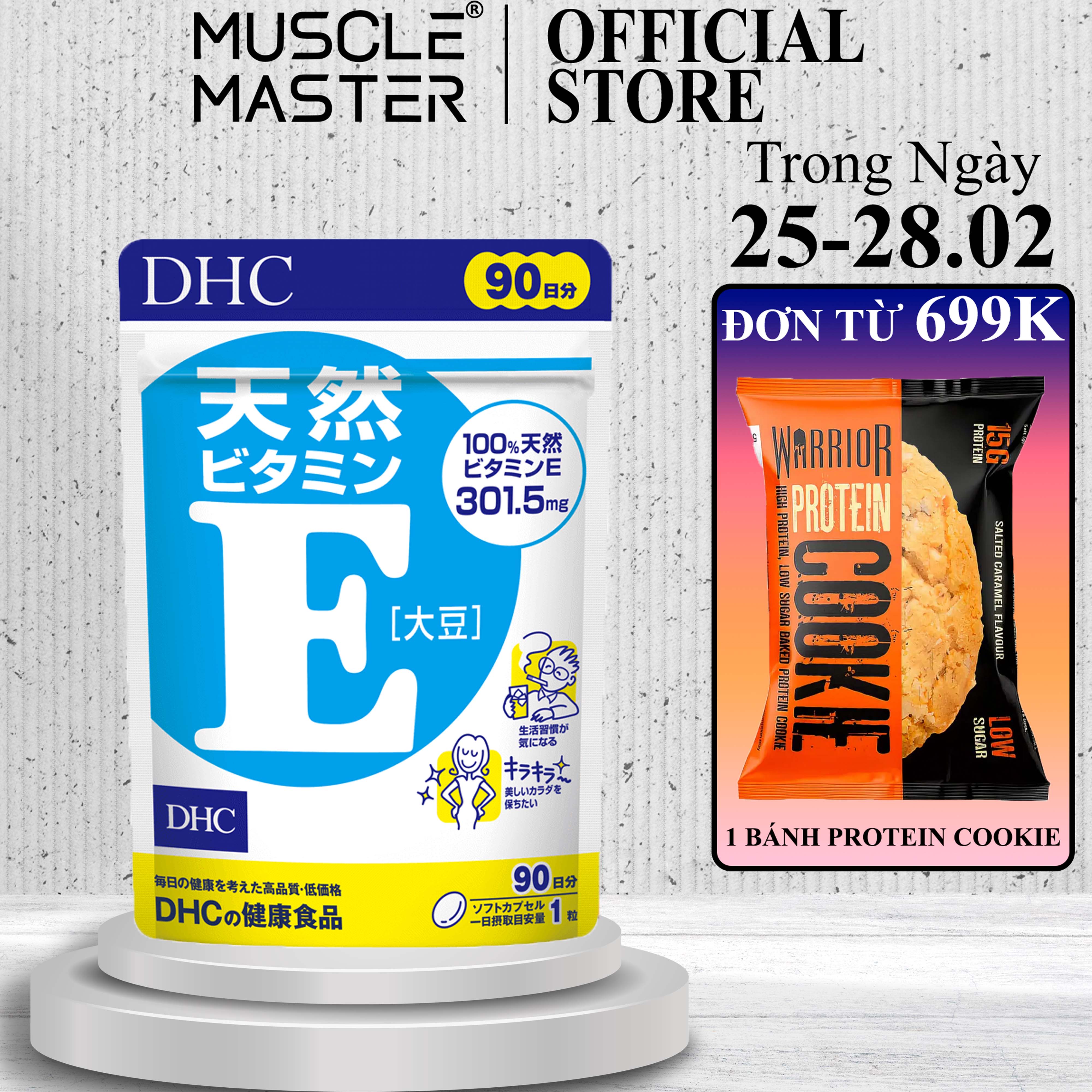 Viên uống bổ sung vitamin e dhc vitamin e 90 viên