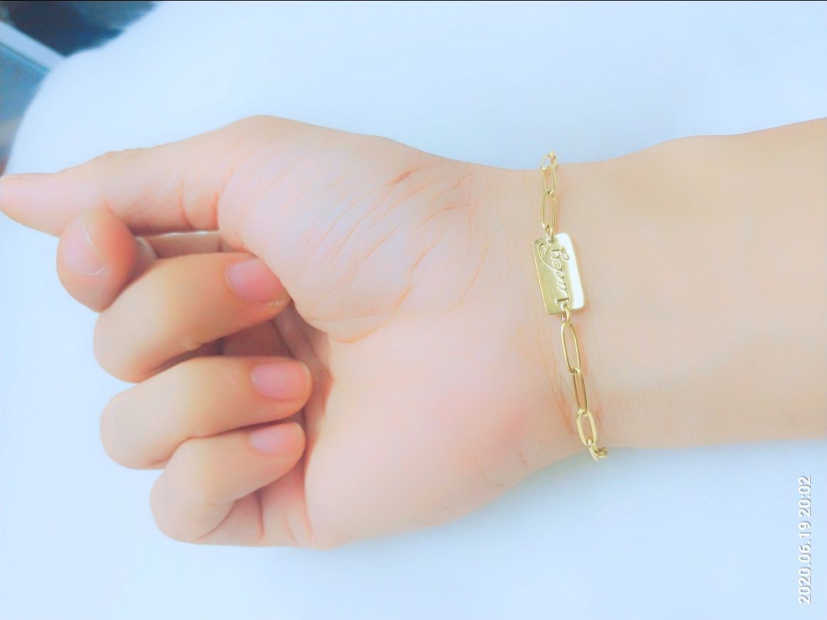 Lắc Tay Nữ Xích Nhỏ Cao Cấp -Dùng lâu dài tắm rửa thoải mái không đen