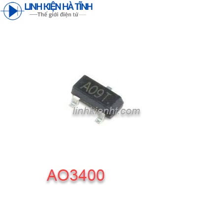 10 CON MOSFET N-CHANNEL AO3400 3400 SOT-23 5.8A 30V mới chính hãng