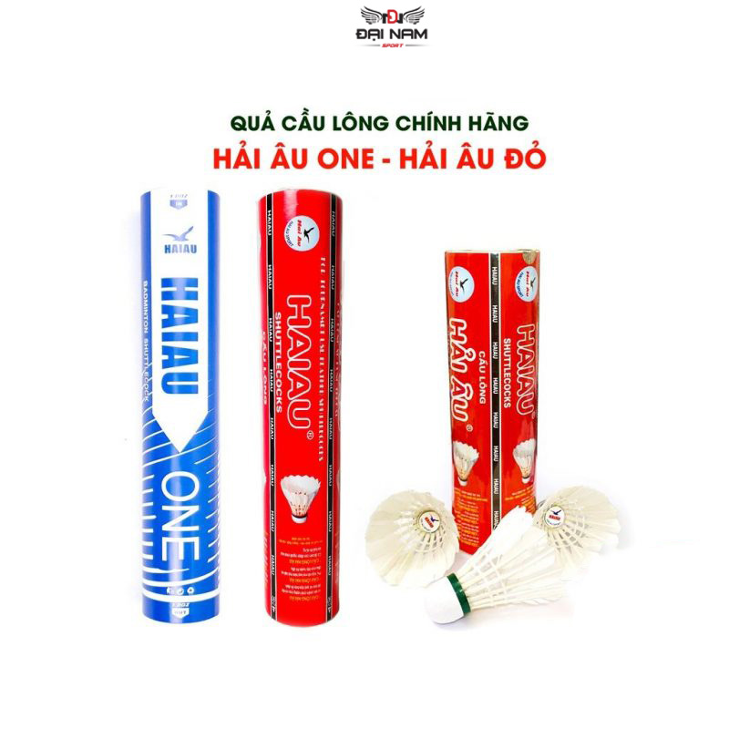 Quả cầu lông,ống cầu lông hải âu one-caro 12 quả làm từ lông ngỗng tự nhiên