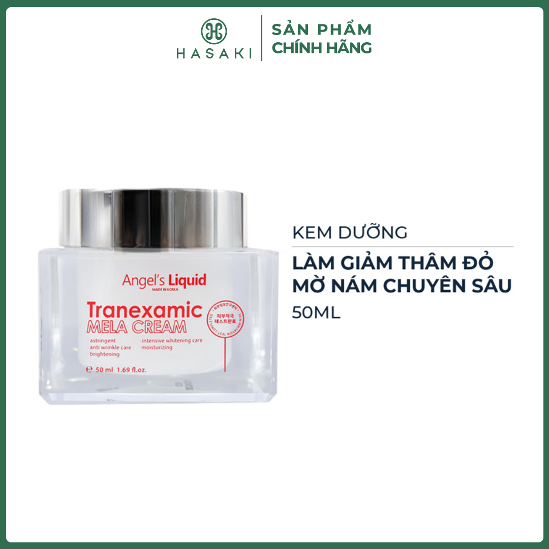 Kem Dưỡng Angel's Liquid Làm Mờ Nám Chuyên Sâu 50ml Mela Cream Hasaki Sản Phẩm Chính Hãng