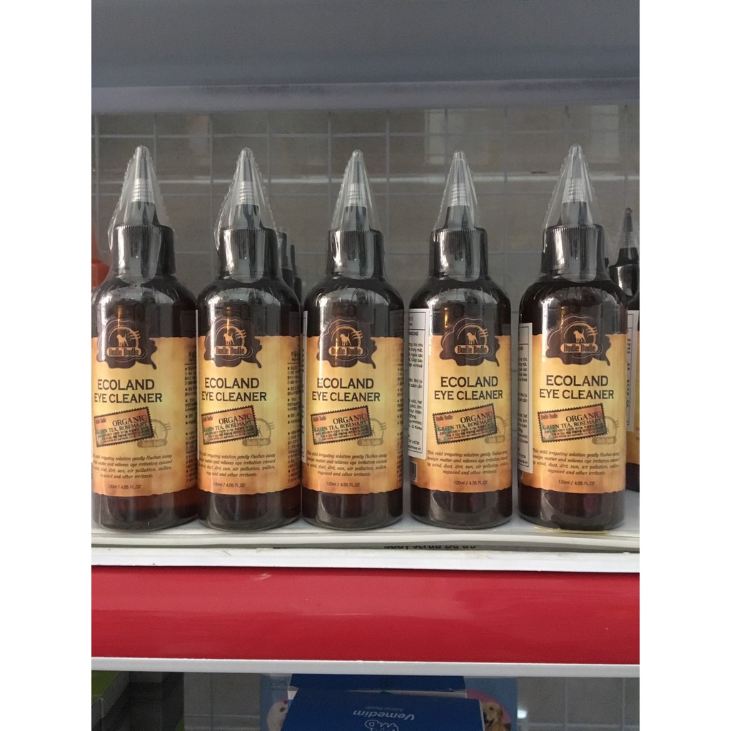 Dung dịch vệ sinh mắt cho chó Budle Budle Ecoland Tear Stain Remover 120ml