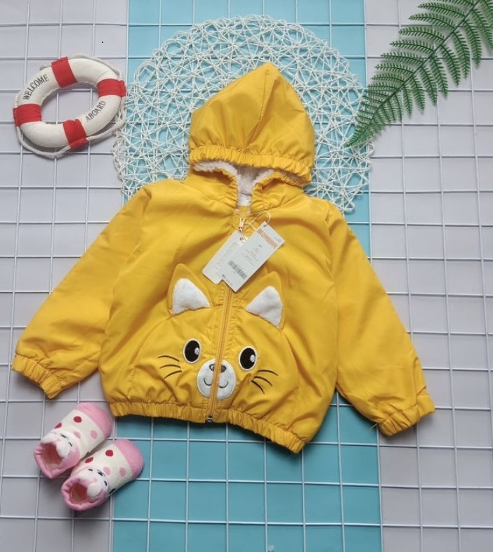 💚 áo khoác bé gái 💚 Áo khoác THỎ lót lông cho bé gái - full size từ 7-32 kg