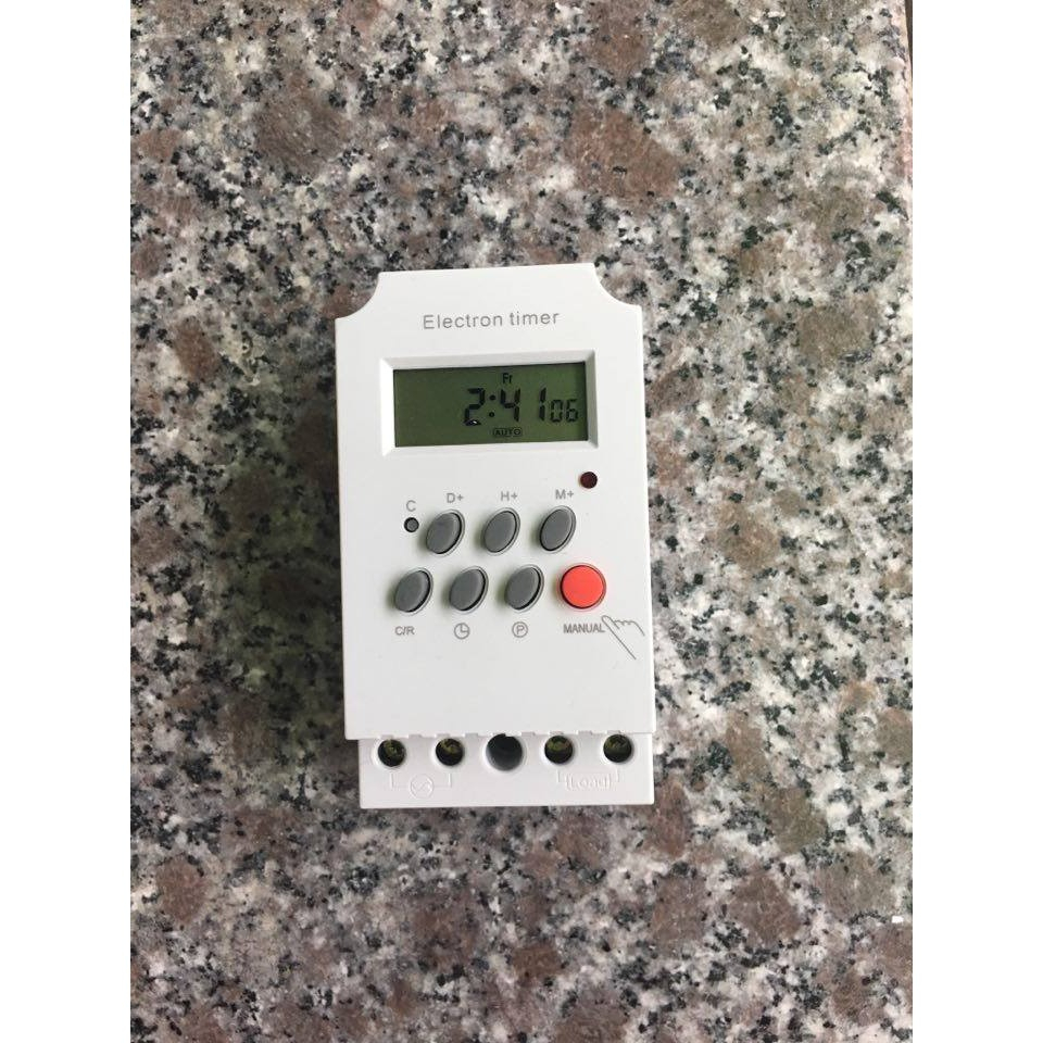 Đồng hồ hẹn giờ KG316 hẹn giờ tưới cây tự động, bật tắt đèn, máy bơm