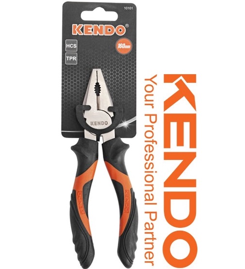 Kìm kềm điện 160mm 6inch tpr kendo 10101
