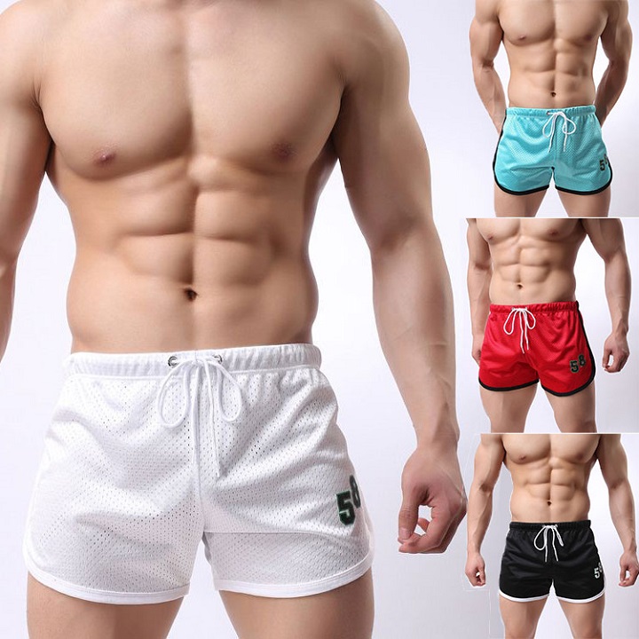 Quần short thể thao nam 2 lớp không xuyên thấu 3 trong 1 - Gym - Bơi - Ngủ, Quần tập gym nam - Squat - Tập mông đùi - quần đi bơi - quần biển - quần ngủ nam SQ469