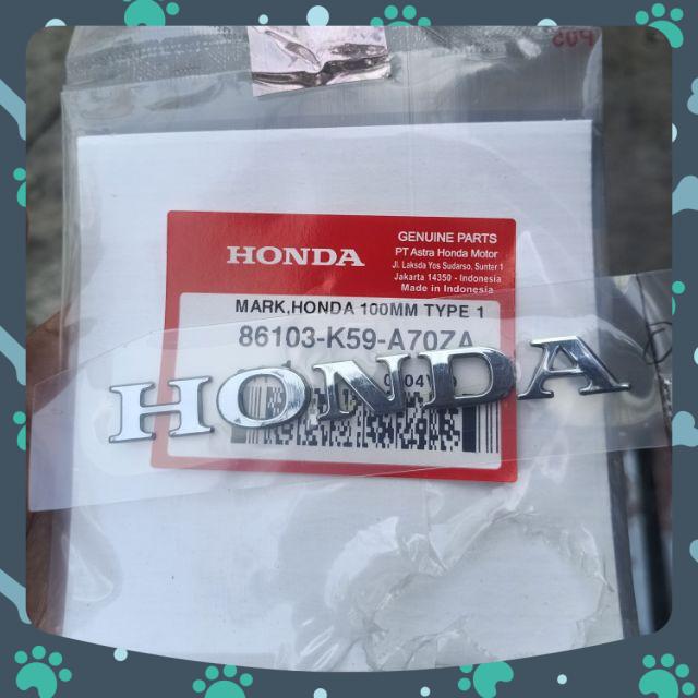 [HCM]Tem chữ nổi honda cho xe vario chính hãng honda indo