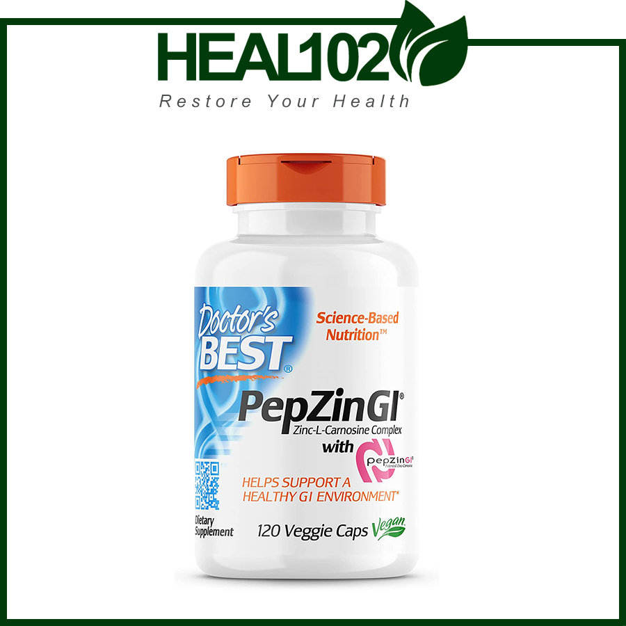 Doctor s Best PepZin GI, Zinc Carnosine Complex viên tăng cường sức khỏe