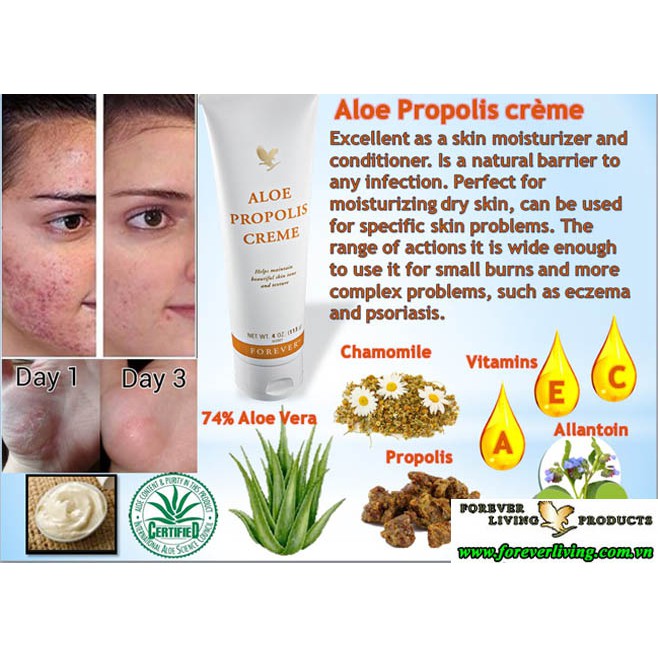 Kem dưỡng da  mụn Aloe Propolis Creme - 051FLP