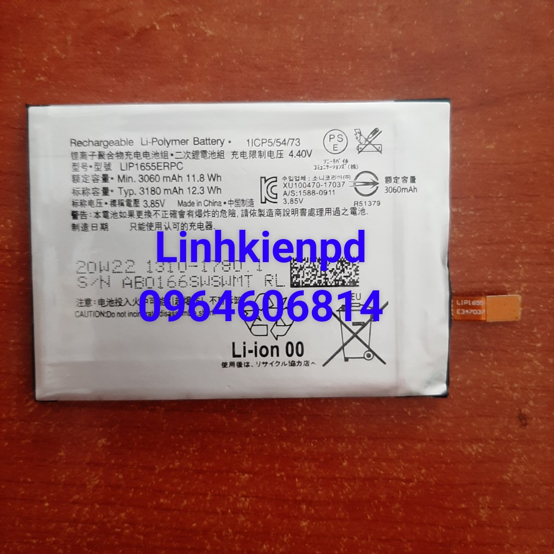 Pin sony xz2