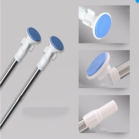 Thanh treo không khoan đa năng kéo dài, thanh rèm cửa sổ, giá treo đồ quần áo