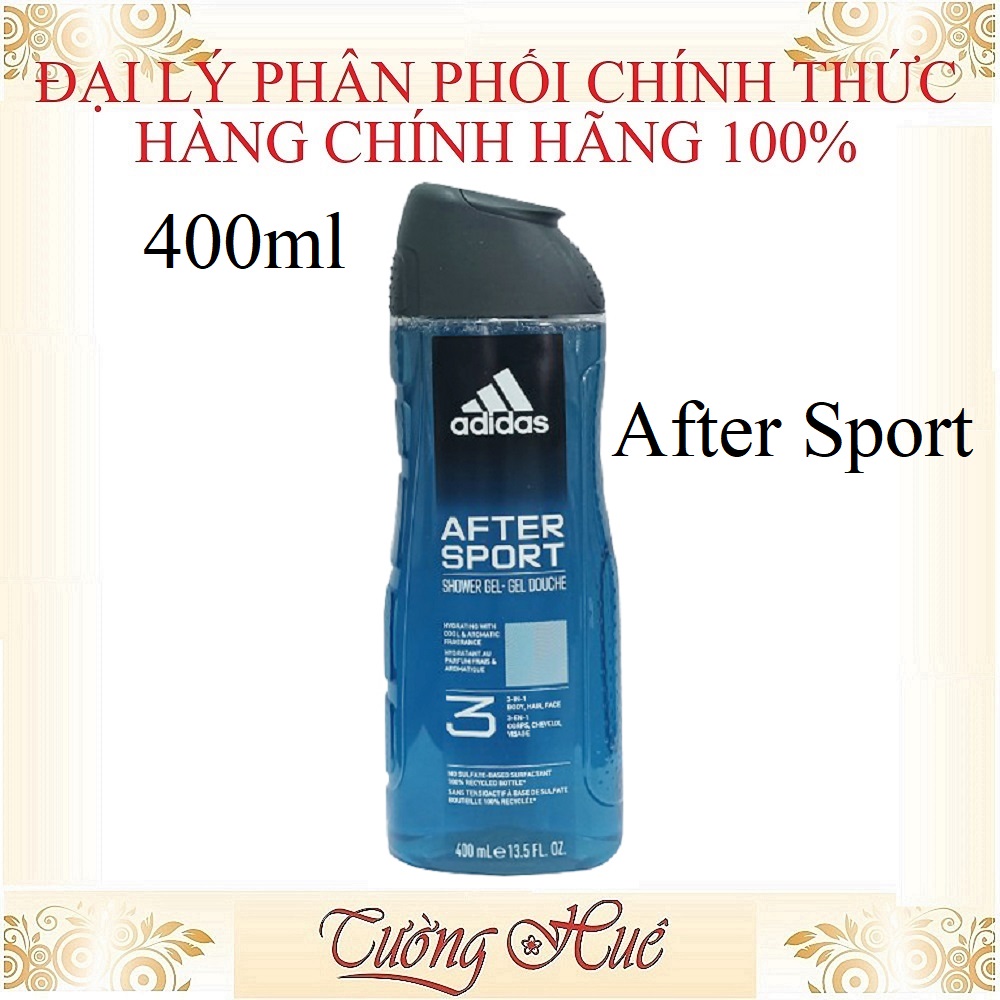 Sữa tắm gội toàn thân Adidas After Sport - 400ml