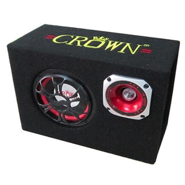 Loa di động Crown 6 đế vuông loa âm thanh chuẩn tặng kèm dây hoa sen bảo hành 6 tháng