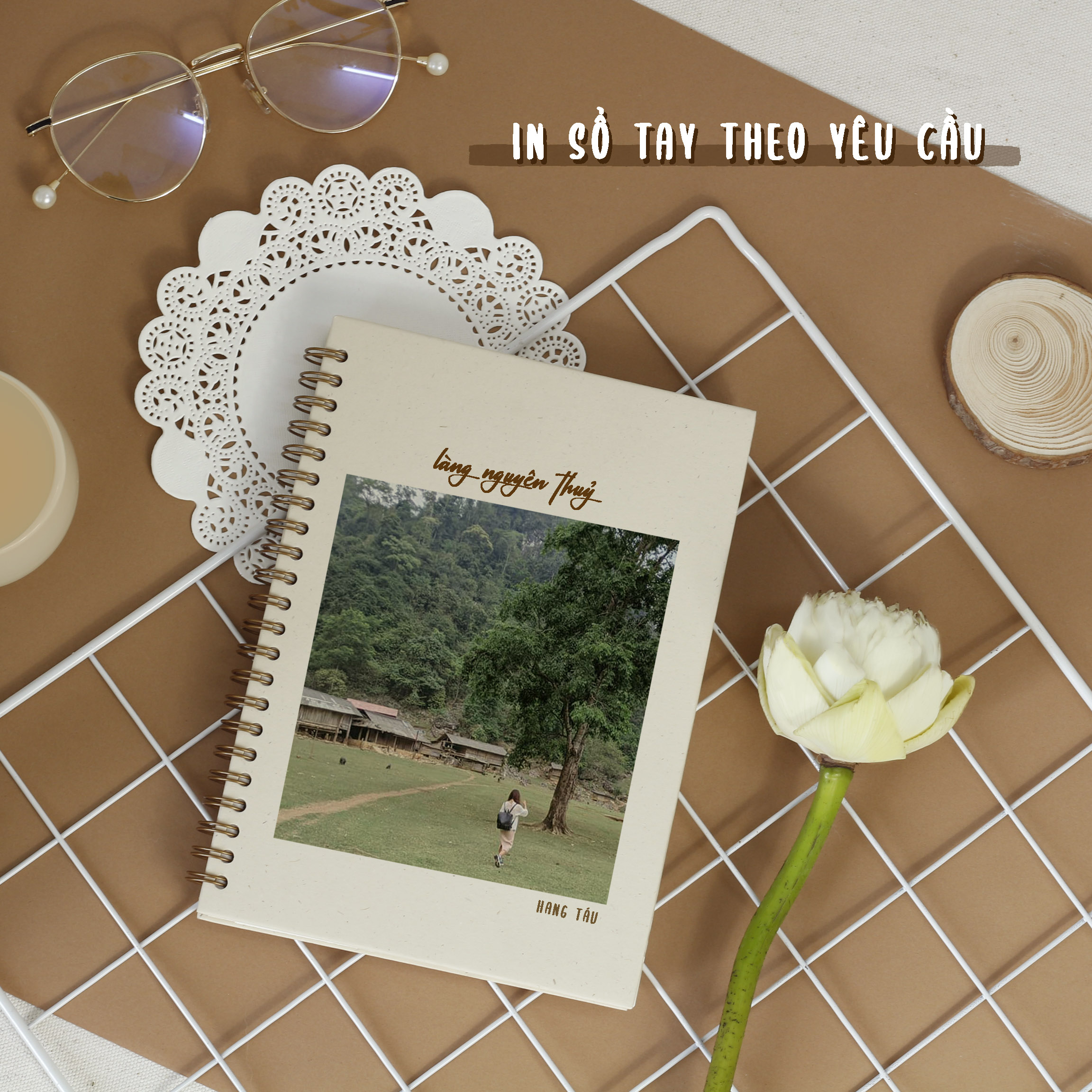 STHM stationery - Sổ lò xo in theo yêu cầu - Hỗ trợ chỉnh sửa và chèn chữ miễn phí