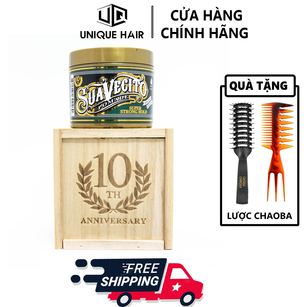 [Chính Hãng] Sáp Vuốt Tóc Suavecito Super Firme Hold Pomade 10th Anniversary
