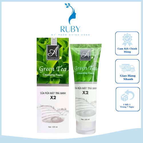 Sữa rữa mặt trà xanh x2 A Cosmetics