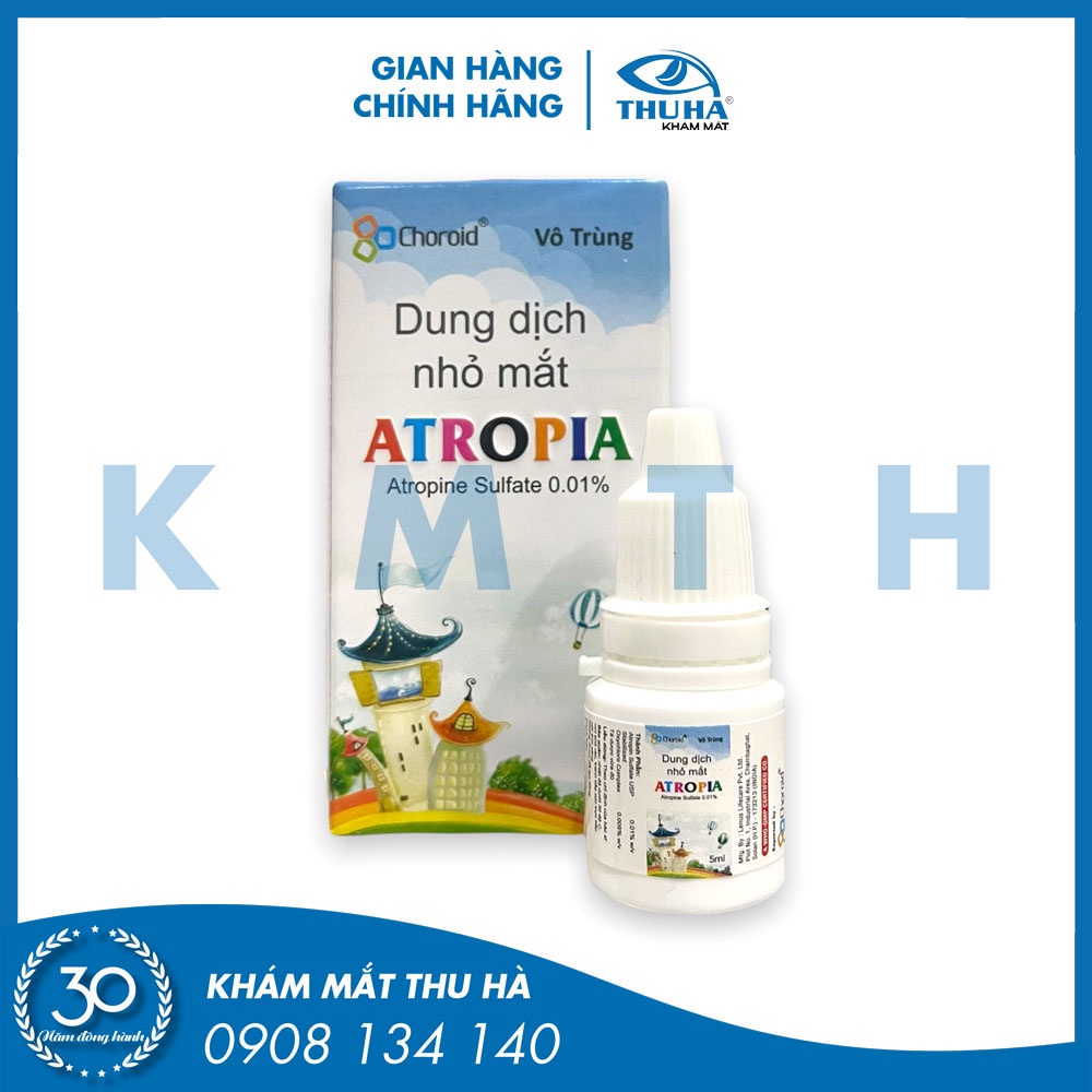 Dung dịch nhỏ mắt atropia 0.01% 5ml