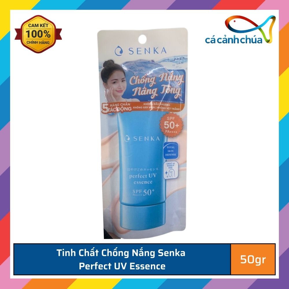 Kem chống nắng dạng tinh chất Senka Perfect UV Essence 50g - Nhật Bản